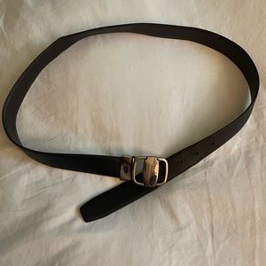 Ferragamo reversible black/brown mens leather belt
